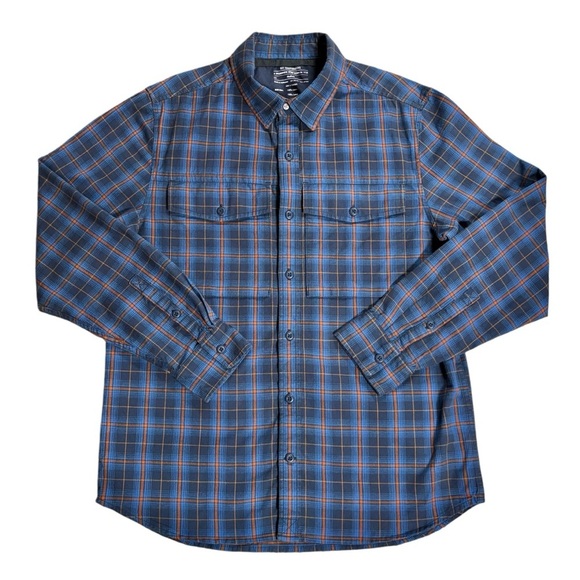 REI Co-op Wallace Men's Blue Plaid Shirt, size Medium - Picture 4 of 9